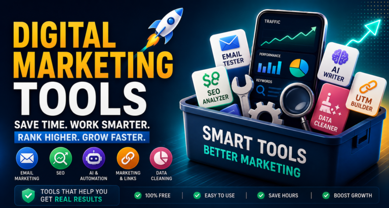 Best Free Digital Marketing Tools: How Smart Businesses Save Time and Grow Faster
