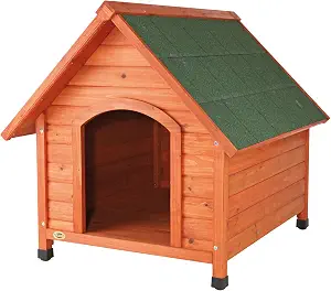 TRIXIE Natura Medium Cottage Dog House, 34.75 x 30.5 x 32.5 in, Brown