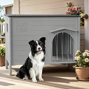 Rockever Large Dog House Outdoor Indoor for Medium Large Dogs