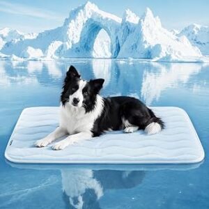 Dog Cooling Mat, Small Dogs & Puppy, Self-Cooling Pad, Q-Max>0.4