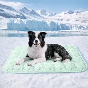 Luciphia Dog Cooling Mat, Q-MAX>0.5 Non-Slip Self-Cooling Pad for Pets