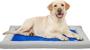Arf Pets Dog Self Cooling Bed – Solid Gel Based Self Cooling Mat for Pets