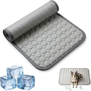 Cooling Mat for Dogs, Portable Self-Cooling Pad Washable