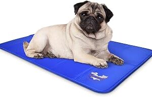 Arf Pets Dog Cooling Mat - Solid Gel Self-Cool Pad | Durable & Non-Toxic