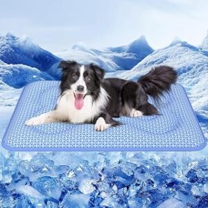 Rywell Thickened Cooling Mat for Dogs, 44 x 32In, Suitable for All Seasons