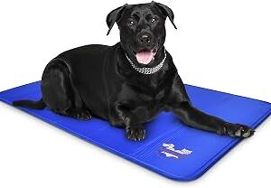 Arf Pets Dog Cooling Mat - Solid Gel Self-Cool Pad | Durable & Non-Toxic