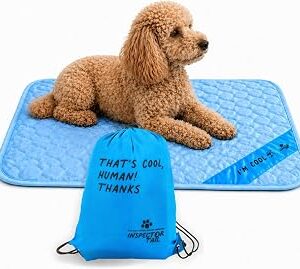 INSPECTOR TAIL Dog Cooling Mat, Indoor & Outdoor, Medium Self Cooling Pad