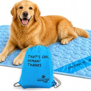 INSPECTOR TAIL Dog Cooling Mat, Indoor & Outdoor, Large Self Cooling Pad
