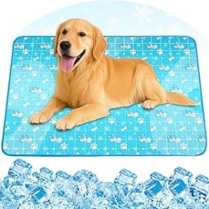 Dog Cooling Mat, Non Toxic Gel Cooling Pad for Small to Large Dog