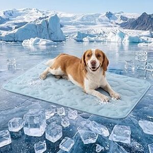 LE SURE ApexCloud™ QMAX>0.5 Breathable Dog Cooling Mat for Large Dog,36x27