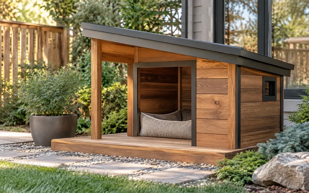 Dog house for outdoor shelter