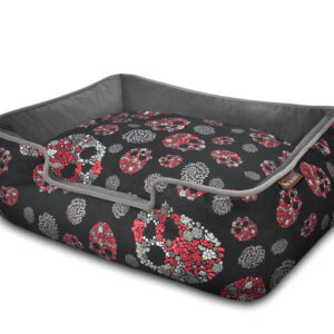 Skulls & Roses Lounge Bed - XL / Gunmetal Gray